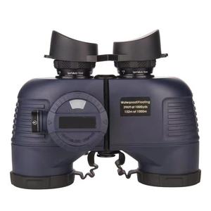 하이 퀄리티 10X50 블루 마린 쌍안 해양 망원경 50mm 대물 직경 Bak4 플로트 디지털 방향 나침반 - Product Image 5