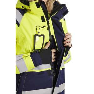 BLAKLADER - 490419873389XXL Chaqueta de concha de alta visibilidad para mujer Amarillo/Azul marino-EAN 7330509505632 ROPA DE TRABAJO DE LA HI-VIS - Product Image 4