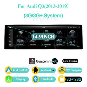 Lecteurs vidéo pour voiture Android 14, Carplay pour <span class=keywords><strong>AUDI</strong></span> <span class=keywords><strong>Q3</strong></span> 2013-2019, lecteur multimédia Androidauto 14,9 pouces, navigation GPS, écran intelligent DSP - Product Image 4