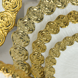 Soporte de postre de cerámica de 2-3 capas de estilo lujoso con plato Catering Cake Display Stand Decoraciones para fiesta de boda - Product Image 3