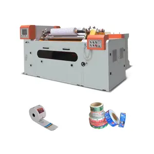 WJ high speed slitter rewinder for PVC tape roll insulation material thermal paper slitting rewinding machine