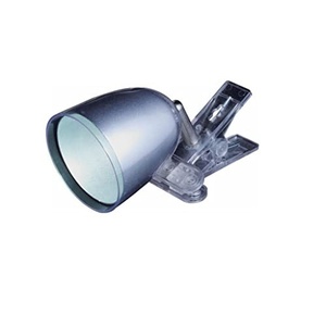 Lampe LED à pince 3W 6400K 100-230V en argent, idéale pour la lecture et l'éclairage d'ambiance dans les espaces restreints. - Product Image 1