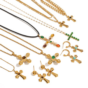 <span class=keywords><strong>Collier</strong></span> de plage d'été <span class=keywords><strong>Collier</strong></span> de chaîne en acier inoxydable Cadeaux de vacances Bijoux fins Colliers Cadeau 18K pour meilleur ami - Product Image 1