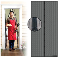 Fabricant OEM de rideaux de porte en maille polyester magnétique, fermeture automatique, mains libres, moustiquaire anti-insectes