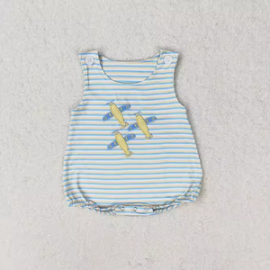 6 Style Baby Boy Sleeveless Striped <b>Bubble</b> Romper Boutique <b>Kids</b> Clothing - Product Image 6