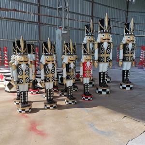 Lớn giáng sinh trang trí khổng lồ nutcracker trang trí ngoài trời thương mại giáng sinh trang trí thiết lập - Product Image 3