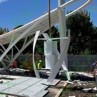 Générateur d'éoliennes verticales silencieux 2000W 3000W 5000W Éolienne verticale 24V 48V VAWT