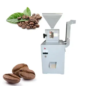 Mesin pengupas biji kopi otomatis harga pabrik kualitas tinggi mesin penggilingan gulungan nasi Paddy kecil Mini