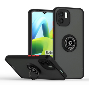 Funda de teléfono esmerilada translúcida mate de lujo para <span class=keywords><strong>Redmi</strong></span> A1/A2, fundas magnéticas para montaje en coche, funda móvil a prueba de golpes - Product Image 2