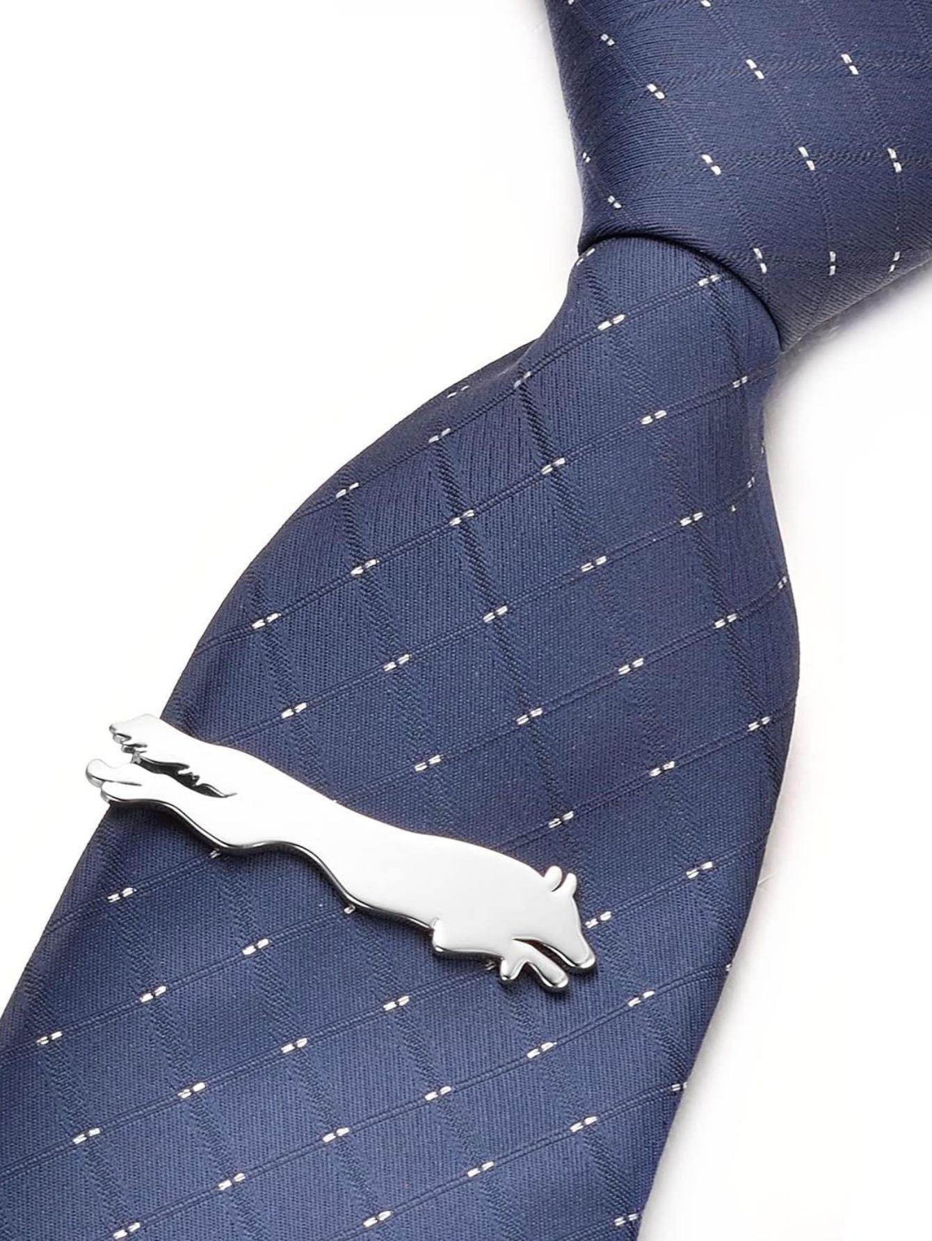 Silver sex maniac tie clip b