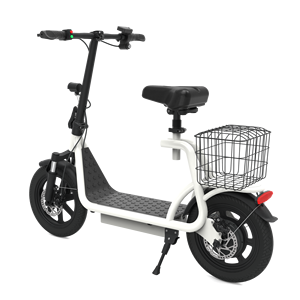 Scooter Eléctrico X12 Blanco de 12 Pulgadas, Bicicleta de Reparto de Alimentos de Largo Alcance, Plegable, de Alta Velocidad, X12 - Product Image 3