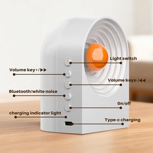 Haut-parleur à bruit blanc avec veilleuse pour le sommeil et la relaxation, usage domestique - Product Image 4