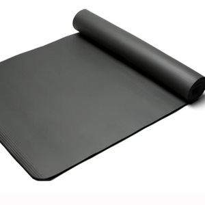 Tapis de Yoga NBR 8mm d'épaisseur absorbant les chocs tapis de danse antidérapant Sports à domicile Fitness corde à sauter pliable plus large avec sangle de transport - Product Image 1