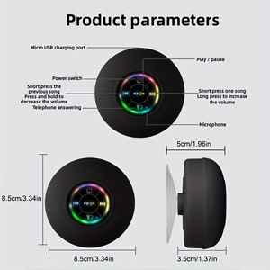 <span class=keywords><strong>ลำโพง</strong></span>บูมบ็อกซ์ไร้สายพร้อมหน้าจอ LED RGB 5.5 นิ้ว แบตเตอรี่แบบชาร์จได้ พกพาสะดวก สมาร์ทโฮม <span class=keywords><strong>ซาวด์</strong></span><span class=keywords><strong>บาร์</strong></span>สำหรับใช้งานกลางแจ้ง พร้อมฟีเจอร์แอคทีฟ - Product Image 3