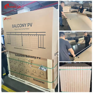 Rotterdam Warehouse 800W 1000W 2500W <span class=keywords><strong>Microinversor</strong></span> Balcón Sistema solar con paneles de alta potencia Balcón Sistema de Kit de montaje solar - Product Image 3