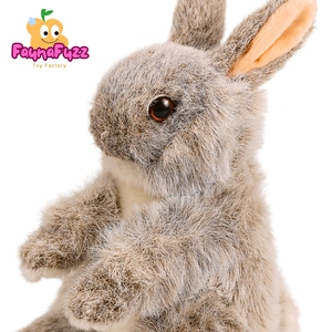 Juguete <span class=keywords><strong>de</strong></span> Peluche <span class=keywords><strong>de</strong></span> Conejo Realista Directo <span class=keywords><strong>de</strong></span> Fábrica con Algodón PP y Plástico Súper Suave <span class=keywords><strong>para</strong></span> Niñas y Niños como Compañero - Product Image 2