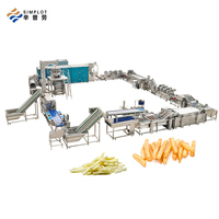 Distributeur automatique de frites industrielles, congélateur rapide pour pommes de terre, machine à frites longues, coupe-frites ondulées, vente chaude