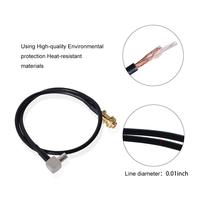Câble RF WiFi Pigtail IPX vers IPEX UFL femelle, gris, pour carte réseau, câble coaxial 1,13 mm à faible perte