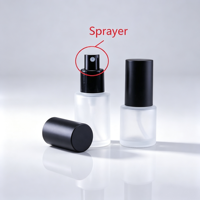 Botol Serum Perawatan Kulit Kaca Buram Mewah 100ml dengan Pompa dan Tutup Ulir, Set Botol Kosmetik, Wadah dan Kemasan