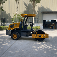 Compacteur de sol vibrant à tambour unique YSW204 de 4 tonnes avec tambour de 1270 mm et force de 60 kN
