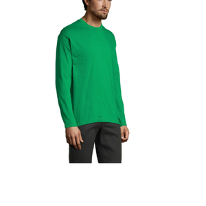 T-shirt à manches longues personnalisé de haute qualité pour hommes, tissu uni respirant avec option vierge de sublimation par compression - Product Image 5