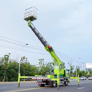 7 Sections Boom 38m Aerial Working Platform Truck with 360-Degree Manlift Rotating Aluminum Working Bucket - Product Image 1