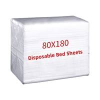 Draps de lit jetables biodégradables doux, housses de table de massage non tissées pour instituts de beauté et salons écologiques