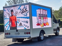 RGX P5 Led truk layar mobil Digital iklan luar ruangan Van Led papan iklan telepon genggam untuk dijual