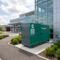 Generador Diésel EPA Cummins de 100KW 125KVA Trifásico 1500rpm 50/60Hz 12V DC, Generador Silencioso de Energía Industrial para Respaldo de Fábrica