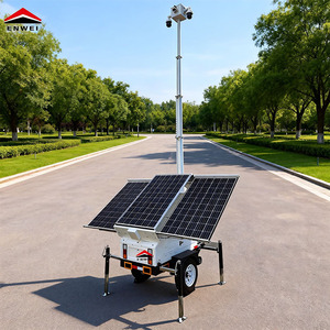 Remorque solaire mobile étanche hors réseau avec câble personnalisé et batterie gel DC12V <span class=keywords><strong>pour</strong></span> sites de construction et d'exploitation minière - Product Image 1