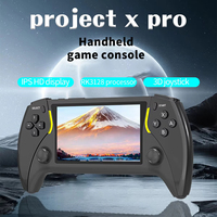 Consola de Videojuegos Portátil Project X Pocket Pro, Pantalla IPS de 4.3 Pulgadas, Compatible con Juegos Retro de PS1 y CPS2, Altavoces Estéreo Dobles
