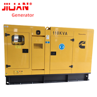 Grupo Electrógeno de 100 Kva, 110 Kva, 150 Kva, 200 Kva, Motor Original 6BT5.9-G1, Generador Diésel Silencioso Trifásico de Emergencia para Hotel