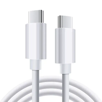 Vente en gros 1m 2m Câble de données USB à charge rapide Câble USB C à C pour iPhone avec micro connecteur Câbles de chargeur de téléphone portable