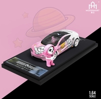 Modèle de voiture de course miniature en alliage d'aluminium à l'échelle 1:64, personnalisé, cadeau pour la décoration de la maison