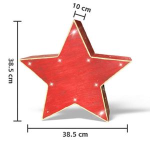 Decoración Navideña de Estrella Luminosa para Exteriores, Diseño Nuevo, Venta al Por Mayor - Product Image 4