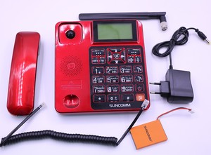 Wireless Telephone 2021 Hotspot SUNCOMM G518 <strong>with</strong> <strong>SIM</strong> <strong>Card</strong> Slot <strong>with</strong> FM MP3 <strong>Landline</strong> Desktop <strong>Phone</strong>