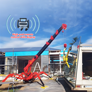 <strong>Crawler</strong> Spider <strong>Crane</strong> Mini <strong>Crawler</strong> <strong>Crane</strong> with Telescopic Boom for Lifting Operations in Workshop - Product Image 3