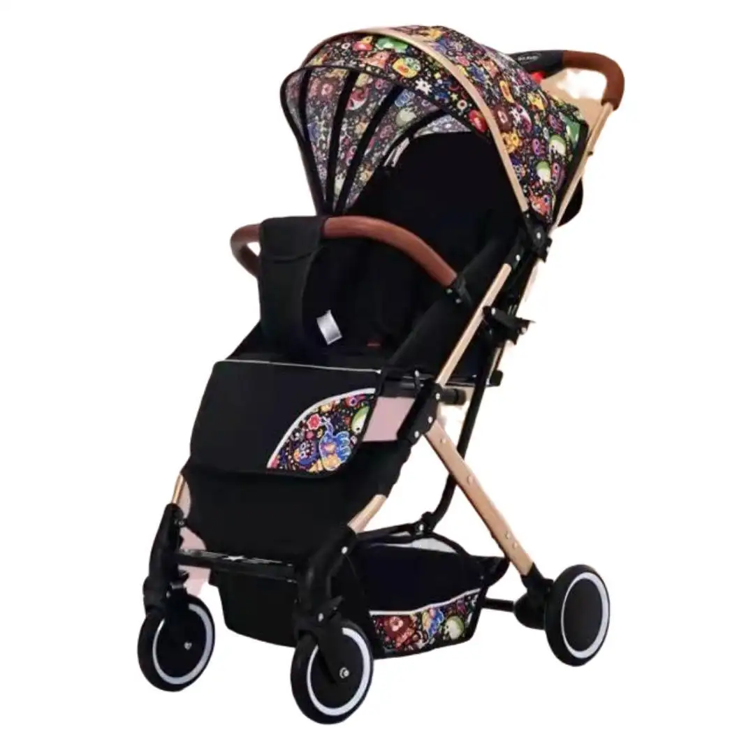 Оптовая продажа, интеллектуальная детская коляска хорошего качества, легко носить с собой, складная детская коляска