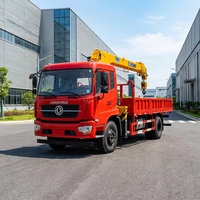 Camion-grue à flèche articulée de 3,8 tonnes pour la construction urbaine, les opérations de sauvetage d'urgence et les opérations de chargement et de déchargement de marchandises lourdes