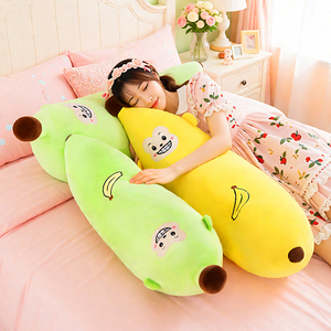 Almohada de Peluche de Plátano con Cara de Mono Abstracta, Larga, Divertida, Suave, para Dormir y Abrazar, Venta al por Mayor y al por Menor, Decoración de Habitaciones - Product Image 4