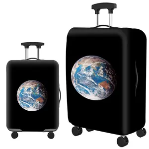 Cover per valigia da viaggio in stile alla moda con copertura elastica per bagaglio in Spandex copri bagagli da esterno