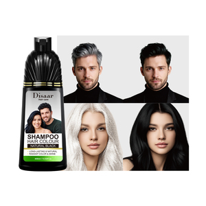 Disaar Shampoo Colorante Naturale 400ml ad Azione Rapida, <span class=keywords><strong>Senza</strong></span> <span class=keywords><strong>Ammoniaca</strong></span> e <span class=keywords><strong>Senza</strong></span> Macchie, Copertura 100% dei Capelli Grigi, Tinta Brillante per Capelli, Novità - Product Image 6