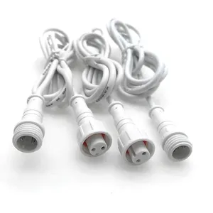 M8 M12 MINI Elektrischer Stecker Wasserdicht 2 3 4 5 6-poliges Rundst ecker kabel