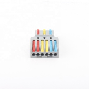 紧凑型<span class=keywords><strong>2</strong></span> 6迷你快速通用分线器接线盒SPL-62 3p紧凑型接线电缆连接器，用于发光二极管灯电源推入 - Product Image 6