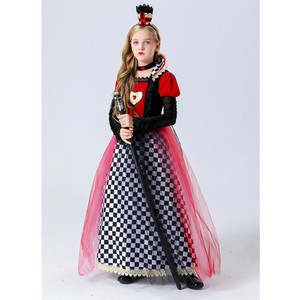Alice Princess <strong>Red</strong> <strong>Queen</strong> Costume Children Princess Costume <strong>Queen</strong> of Hearts Halloween Cosplay Costumes - Product Image 2