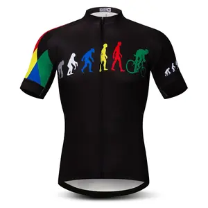 Chine personnalisé cyclisme usure Respirant Vélo Top VTT Vêtements Hommes Cyclisme Robe À Manches Courtes