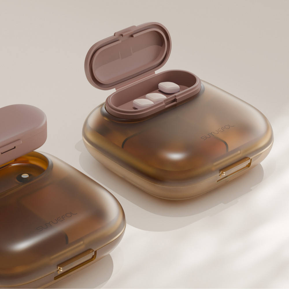 4 compartment transparent coffee