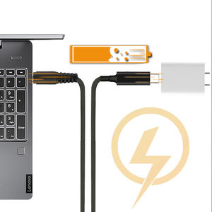 USB Type C ปลั๊กเสียบ<span class=keywords><strong>ชาร์จ</strong></span>ไฟ20V 100W 1.8m <span class=keywords><strong>HP</strong></span> พาวิลเลี่ยนแล็ปท็อปอะแดปเตอร์ USB C เพื่อ DC7.4 * 5.0มม. DC4.5 * 3.0มม. <span class=keywords><strong>สาย</strong></span> PD - Product Image 5