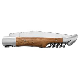 3.74 pouces <span class=keywords><strong>Yatagan</strong></span> Lame Guilloché Printemps Croix Chrétienne Incrustation Zèbre Manche Laguiole Couteau Pliant avec Tire-Bouchon - Product Image 2