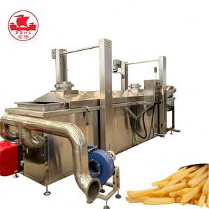 商業用オイルフライコンベアベルトディープフライヤーフライドポテト自動自動自動自動自動自動自動機CE付き - Product Image 2